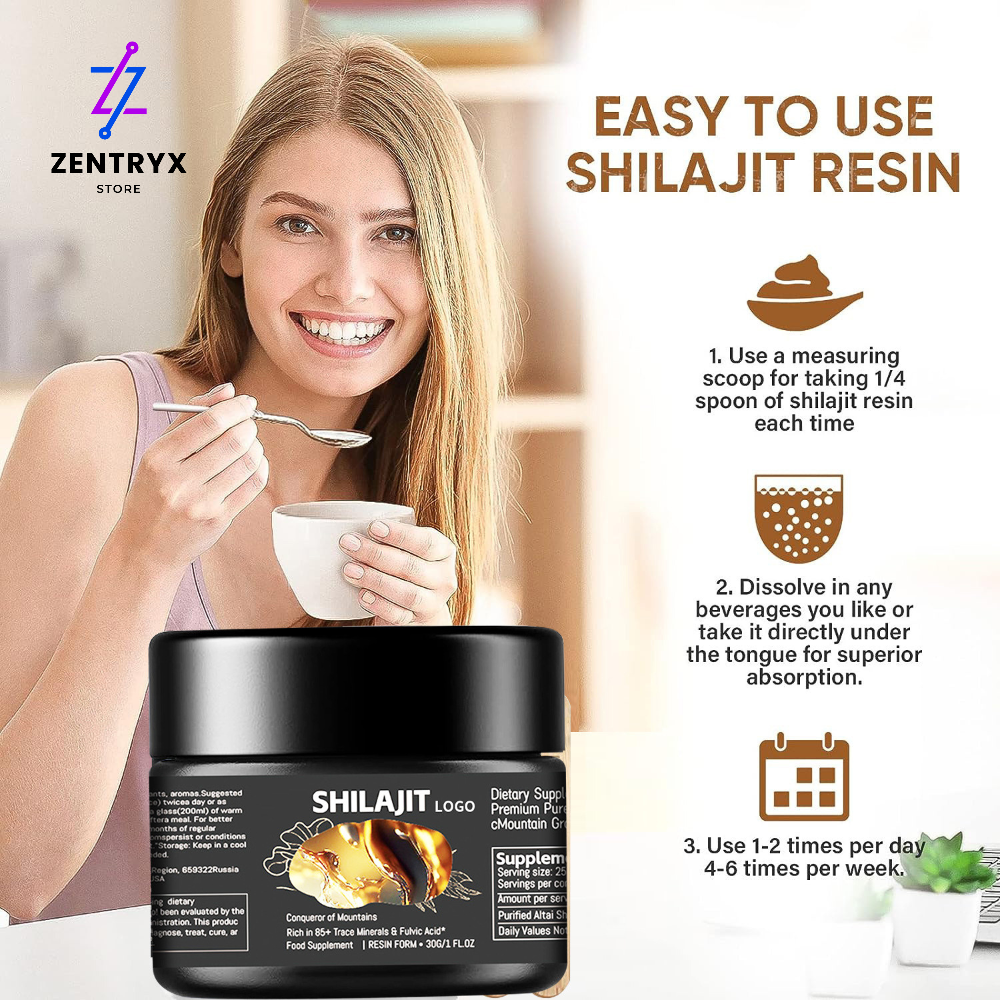 Shilajit suplemento nutricional